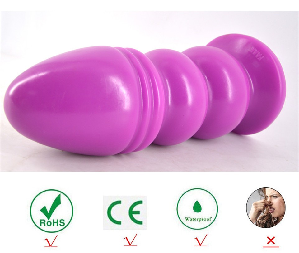 Large Tower Shape Anal Plug Adult Butt Expansion Toy Unisex Sex Product For Men Women Gay Users - 6