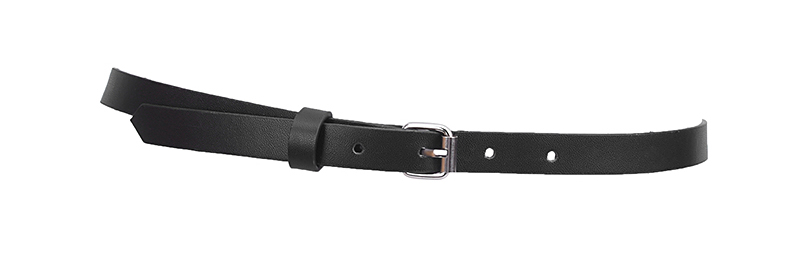 Black Pu Leather Bdsm Bondage Set With Thigh Cuffs Handcuffs Adult Games For Couples Womens Seductive Panties - 7