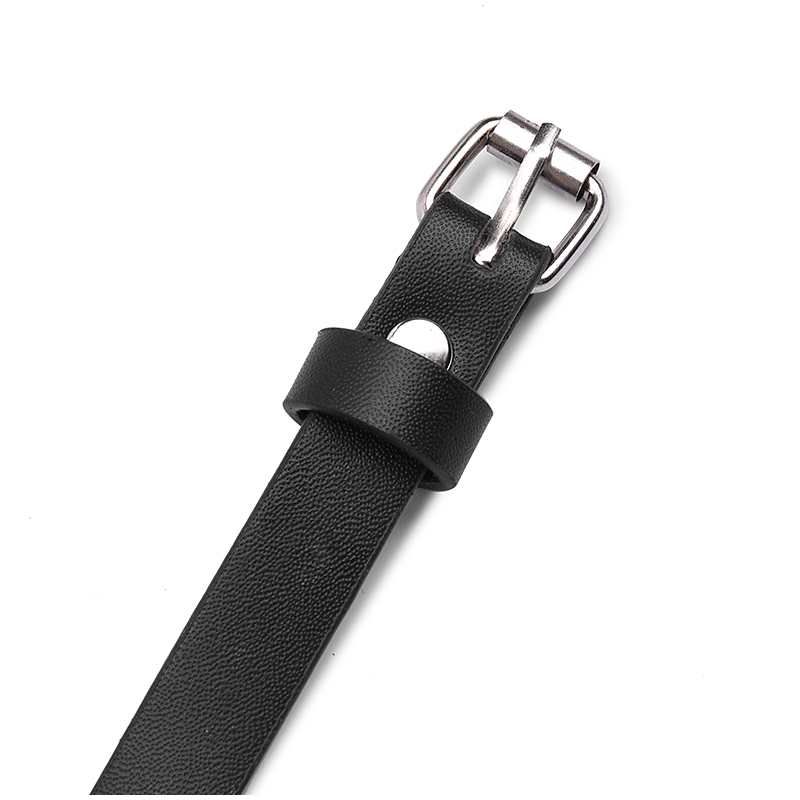 Black Pu Leather Bdsm Bondage Set With Thigh Cuffs Handcuffs Adult Games For Couples Womens Seductive Panties - 11