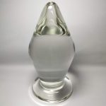 80 Mm Glass Huge Butt Plug Anal Dildo Transparent Crystal Enlargement Male Female Adult Masturbation Sex Toys For Gay - 6