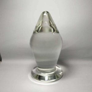 80 Mm Glass Huge Butt Plug Anal Dildo Transparent Crystal Enlargement Male Female Adult Masturbation Sex Toys For Gay