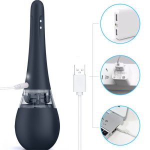 Electric Anal Cleaner Vagina Toy Automatic Vaginal Masturbation Clean Rectal Syringe Ass Anus Cleaning Gay Adult Sex Toys - 2