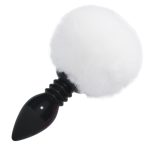 Silicone Butt Plug Black Fox Tail Anal Smooth Fur Sex Toys For Women Adult Games Products - 2