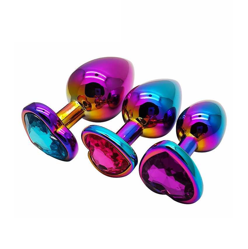 Zerosky Vibrant Stainless Steel Anal Plug Vaginal Stimulator 3 Size Options Intimate Toys For Women - 5