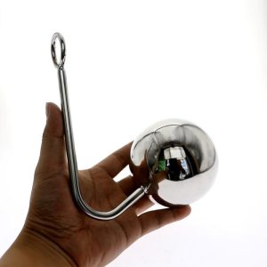 Giant Ball Anal Hook Big Metal Butt Plug Anus Fart Putty Slave Prostate Massager Bdsm Sex Toy For Men Design Toys