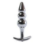 Metal Anal Plug With Corlor Jeweled 4 Style Steel Butt For Women Men Sex Toys Wearing Outdoor All Day Beginner - 3