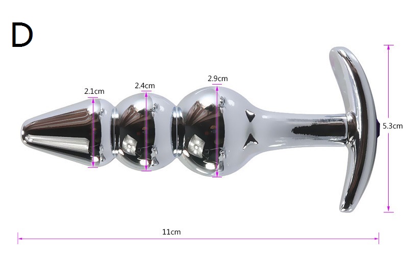 Beginnerfriendly Stainless Steel Anal Plug With 4 Styles Jewelembellished For Men And Women Allday Wear Outdoor Sex Toy - 10