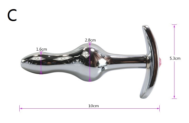 Beginnerfriendly Stainless Steel Anal Plug With 4 Styles Jewelembellished For Men And Women Allday Wear Outdoor Sex Toy - 6