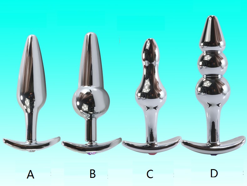 Beginnerfriendly Stainless Steel Anal Plug With 4 Styles Jewelembellished For Men And Women Allday Wear Outdoor Sex Toy - 1