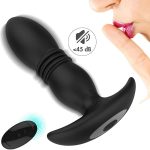 Anal Vibrator Telescopic Wireless Remote Control Dildo Butt Plug Sex Toy For Women Prostate Massager Waterproof Stimulator - 5