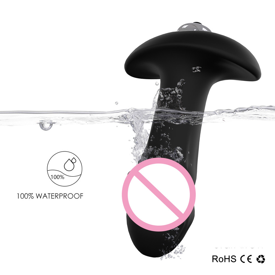 Prostate Massager Anal Vibrator Waterproof Telescopic Dildo Wireless Remote Control Butt Plug Stimulator Sex Toy For Women - 14