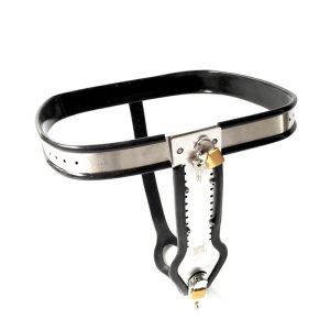 Chastity Pants T Type Female Belts With Anal Plug Vaginas Two Stainless Steel Sex Products Lock G7-5-27 - 2