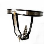 Chastity Pants T Type Female Belts With Anal Plug Vaginas Two Stainless Steel Sex Products Lock G7-5-27 - 4