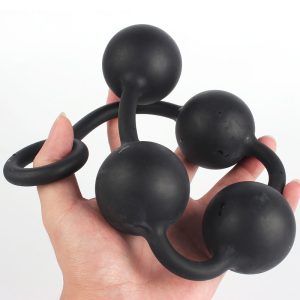 Buttplug 3 Size 3cm 4cm 5cm Silicone 4 Ball Anal Beads Plug Toys Butt Smooth And Round Sex-balls Balls Long