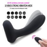 G Spot Prostate Massager Realistic Dildo Anal Butt Plugs Vibrator 10 Modes Anus Stimualtion Plug Vibrators Sex Toys For Men - 4