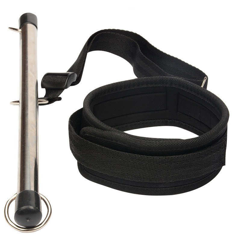 4850cm Stainless Steel Bdsm Bondage Cuffs Detachable Handcuffs Tube Adult Sex Game Sm Slave Neck Collar - 12