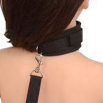 48 50cm Detachable Stainless Steel Handcuffs Tube Sex Furniture Sm Slave Neck Collar Bdsm Bondage Cuffs Adult Game - 6
