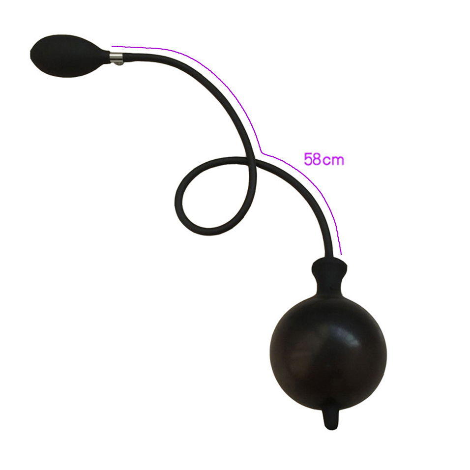 Camatech Silicone Inflatable Butt Plug Expandable Anal Massager Airfilled Prostate Stimulation Sex Toy - 7