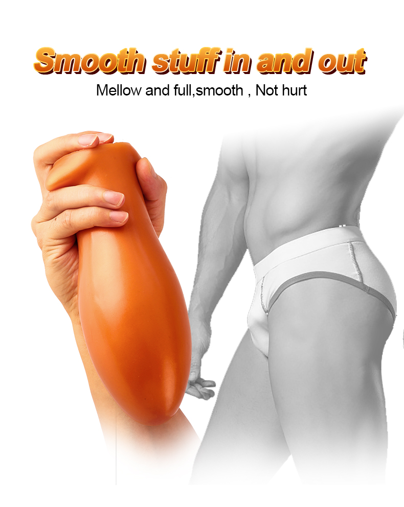 Silicone Prostate Massager Anal Dildo Butt Plug Soft Vaginal Toy For Adult Erotic Pleasure Suitable For Women Gay Users - 4