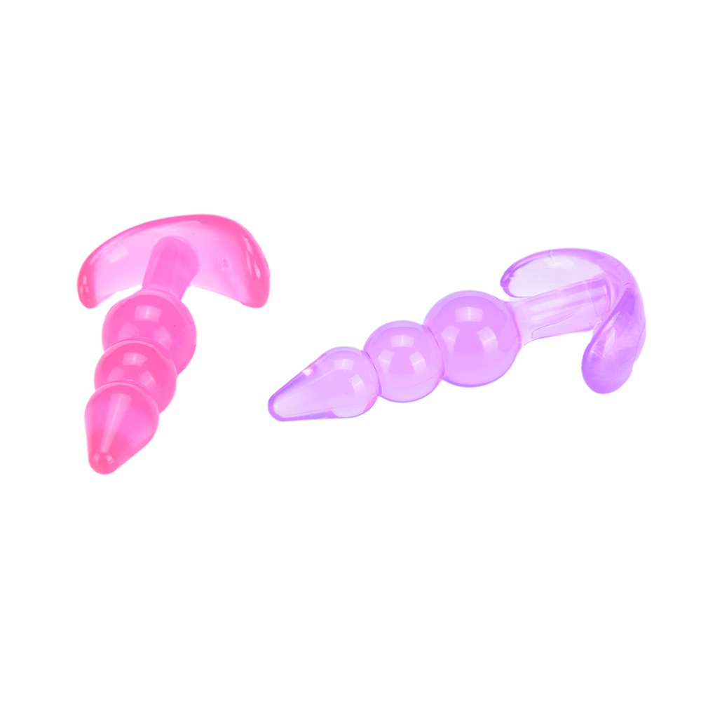 Silicone Butt Plug Mini Soft Jelly Finger Anal Toys Couples Stimulating Bullet Sex Toys Gs003133 - 5
