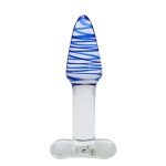 Pink Rose Glass Butt Plug Anal Beads Prostate Massage Expander Sex Toys For Women Men Buttplug - 5