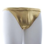 Exposed Ass Underwear Chastity Pants For Men Sex Toys Leather Thong Products Elasticity Yellow Couple Games Anal - 3