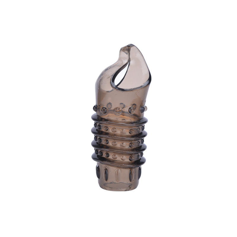 Silicone Mens Reusable Penis Sleeve Strapon Erection Enhancer Delayed Ejaculation Chastity Device Sperm Lock Adult Sex Toys - 8