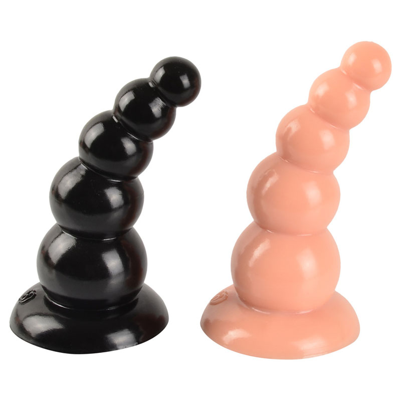 Large Anal Bead Dildo For Adults Men Women Prostate Massager Suction Cup Base Sex Toy Butt Plug - 1