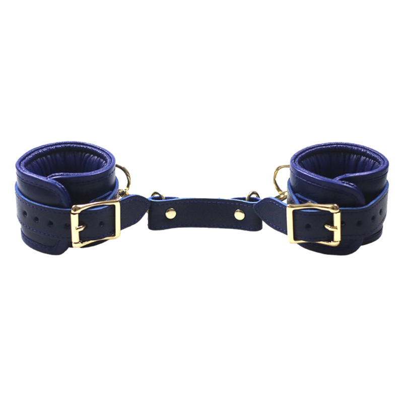 Luxurious Genuine Leather Bdsm Bondage Restraints Erotic Fetish Handcuffs Adult Game Sex Toy For Men Women - 1