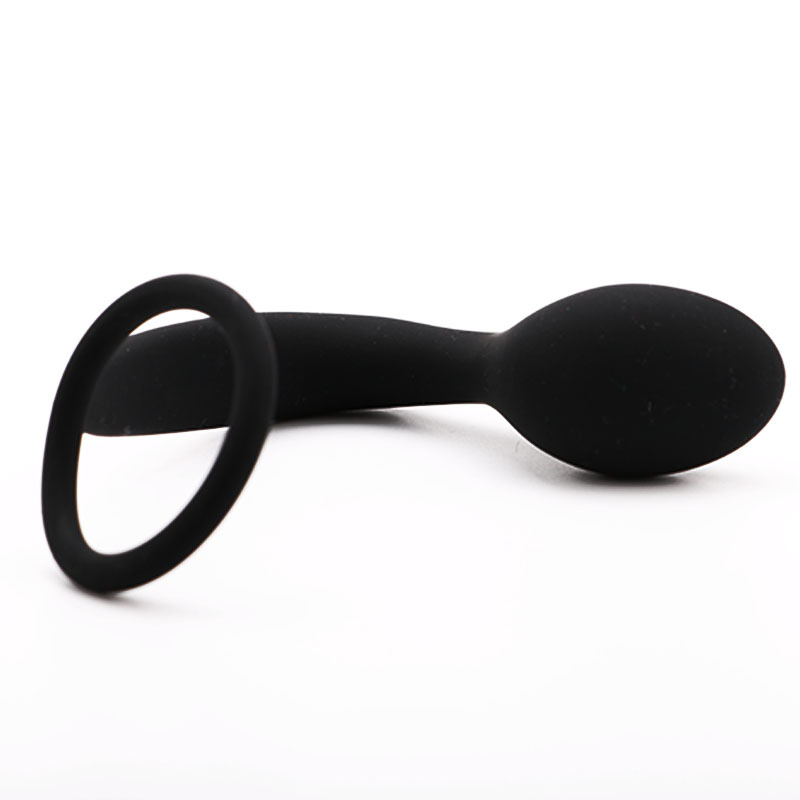 Male Prostate Massager Silicone Anal Butt Plug Cock Ring Adult Erotic Sex Toy For Men And Couples - 7