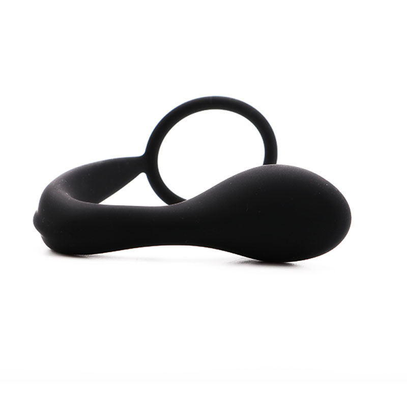 Male Prostate Massager Silicone Anal Butt Plug Cock Ring Adult Erotic Sex Toy For Men And Couples - 4