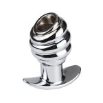 Hollow Anal Expander Metal Butt Plug Peep Vagina Prostate Massage Dildo Sex Toys Super Large Enema Buttplug Woman Men - 5