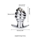 Hollow Anal Expander Metal Butt Plug Peep Vagina Prostate Massage Dildo Sex Toys Super Large Enema Buttplug Woman Men - 2