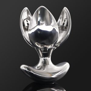 Metal Petal Anal Bead Butt Plug Going Out Wearing Chastity Lock Sex Toys 18 & Bdsm Expander Male Gay Sextoys - 2