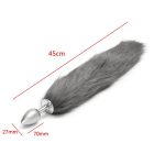 Sex Toys Soft Wild Anal Plug Metal Tail Fox Butt Erotic Anus For Adult Flirting Cosplay - 6