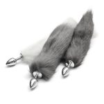 Sex Toys Soft Wild Anal Plug Metal Tail Fox Butt Erotic Anus For Adult Flirting Cosplay - 2
