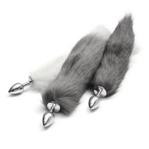 Sex Toys Soft Wild Anal Plug Metal Tail Fox Butt Erotic Anus For Adult Flirting Cosplay - 2