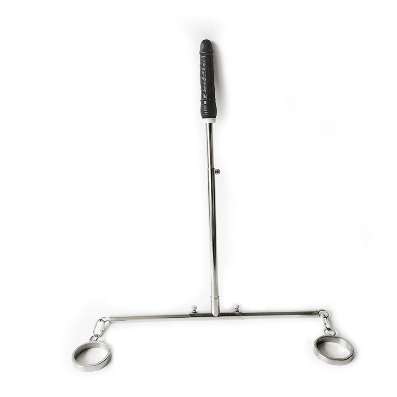 Stainless Steel K9 Bdsm Bondage Restraints Adjustable Legcuffs Open Leg Device Sex Slave Dildo Fetish Toy - 1