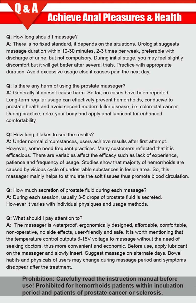 Rhinio Prostate Massager Zx1 Medical Hemorrhoid Treatment Mens Heat Therapy Device Prostate Health Promoter - 7