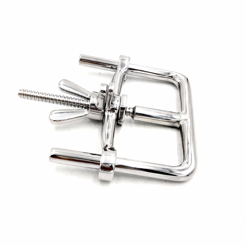 Stainless Steel Adjustable Handcuffs Bdsm Bondage Restraints Adult Intimate Toys For Couples - 5