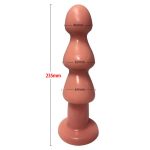 Soft Big Anal Plug Suction Cup Dildo Bead Anus Massage Masturbation Stimulator Sex Toys For Women Men - 2