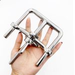 Sm Stainless Steel Adjustable Handcuffs Restraints Bdsm Bondage Slave Adult Sex Toys For Couple
