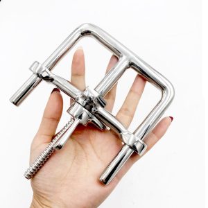 Sm Stainless Steel Adjustable Handcuffs Restraints Bdsm Bondage Slave Adult Sex Toys For Couple