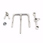 Sm Stainless Steel Adjustable Handcuffs Restraints Bdsm Bondage Slave Adult Sex Toys For Couple - 3