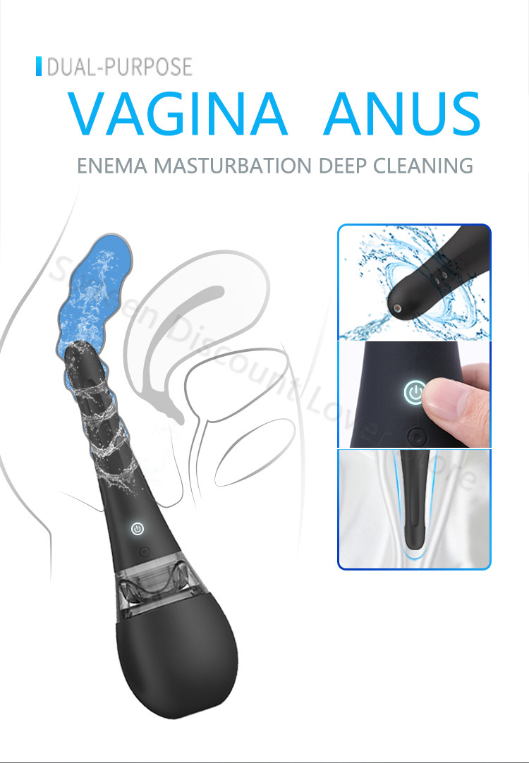 Unisex Automatic Electric Enema Cleaner Anal And Vaginal Hygiene Toy For Safe Masturbation - 2