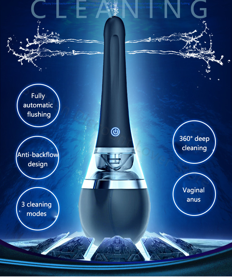 Unisex Automatic Electric Enema Cleaner Anal And Vaginal Hygiene Toy For Safe Masturbation - 1