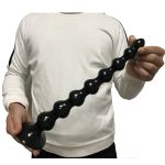 Anal Toy 360mm Super Long Beads Butt Plug Black Dildo Anus Sex Toys For Men Prostate Massage Ass Buttplug