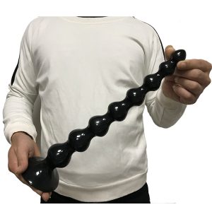 Anal Toy 360mm Super Long Beads Butt Plug Black Dildo Anus Sex Toys For Men Prostate Massage Ass Buttplug