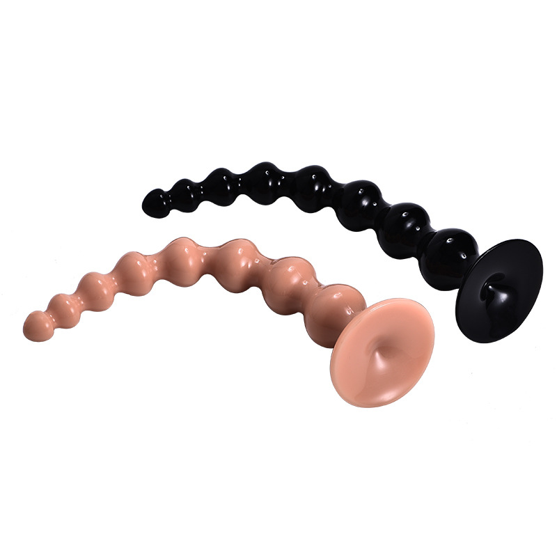 Super Long 360mm Black Anal Beads Prostate Massage Dildo Mens Butt Plug Advanced Sex Toy - 6