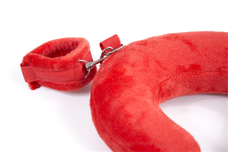 Luxurious Bdsm Plush Handcuffs Erotic Sex Games Restraint Soft Ankle Cuffs Adult Role Play Intimate Toy - 5
